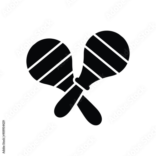 Maracas vector icon