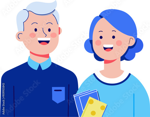 elderly person svg illustration