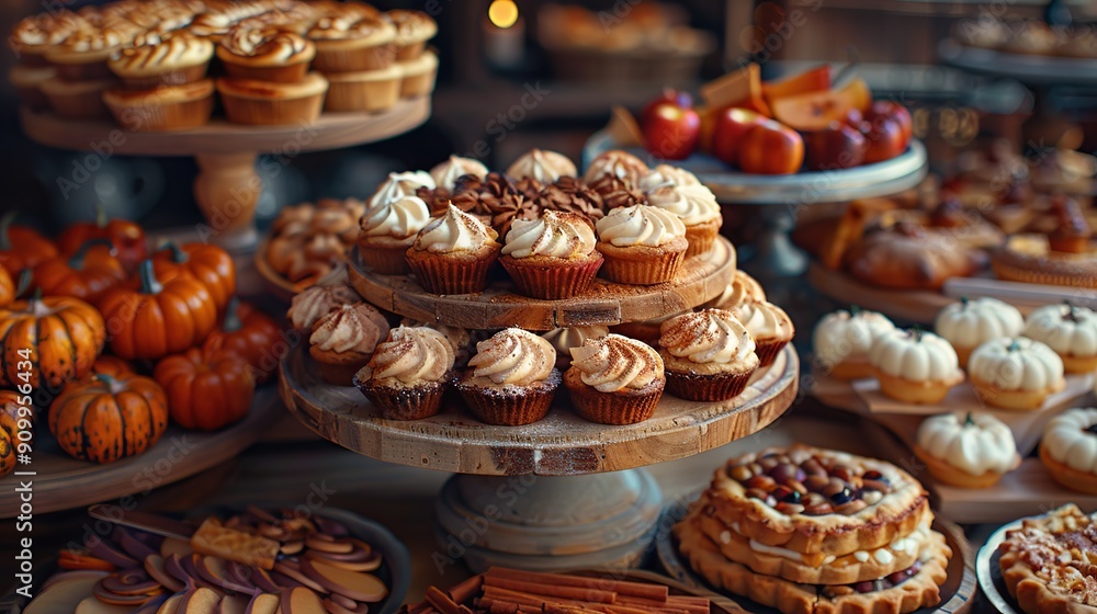 Delicious Thanksgiving Dessert Spread Delicious Thanksgiving Dessert Spread