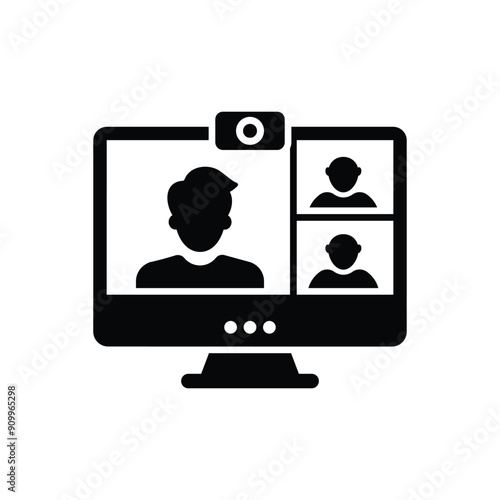 Videocall vector icon
