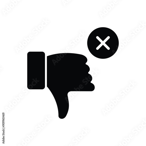 Disagree vector icon