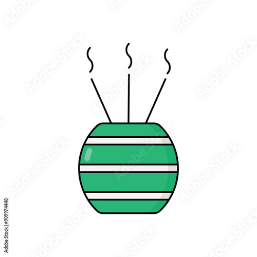 Incense sticks vector icon