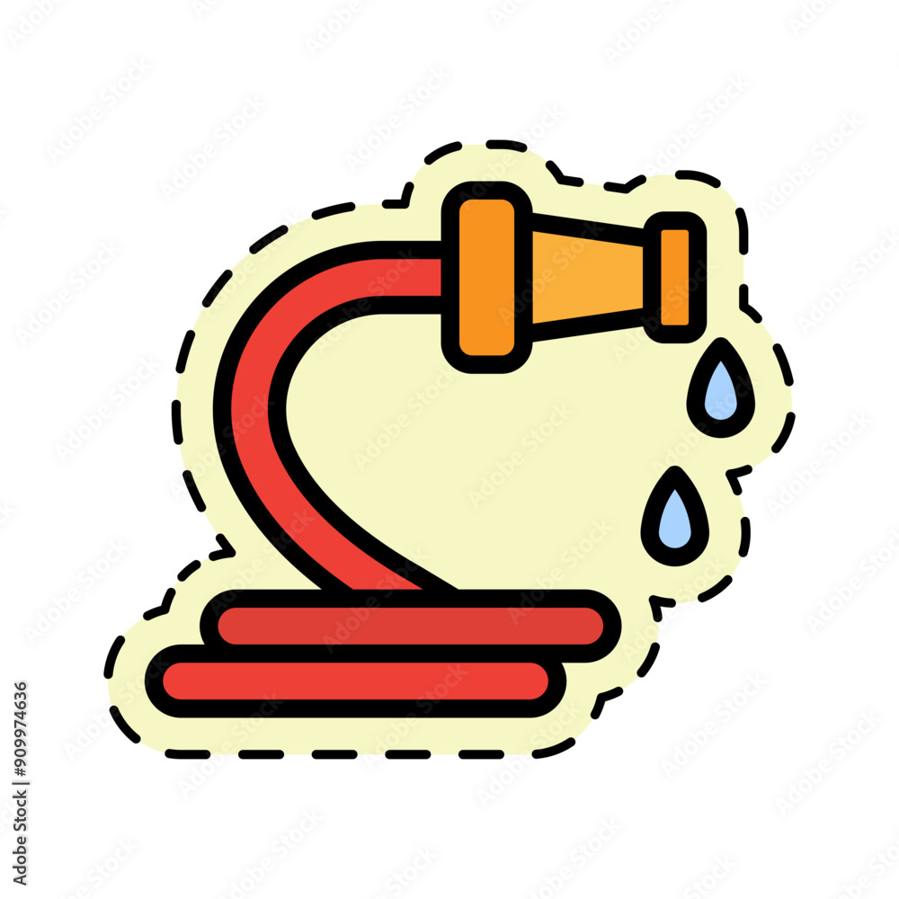 Water Hose Sticker Water Hose Sticker
