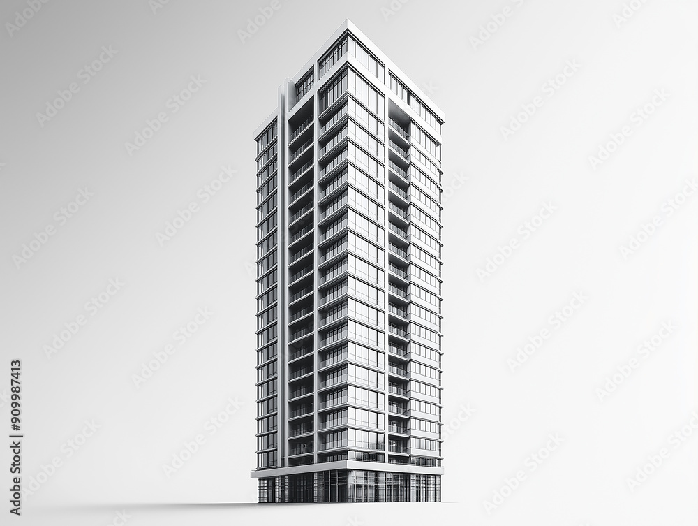 Modern skyscraper design showcasing minimalist architecture in an urban environment Modern skyscraper design showcasing minimalist architecture in an urban environment