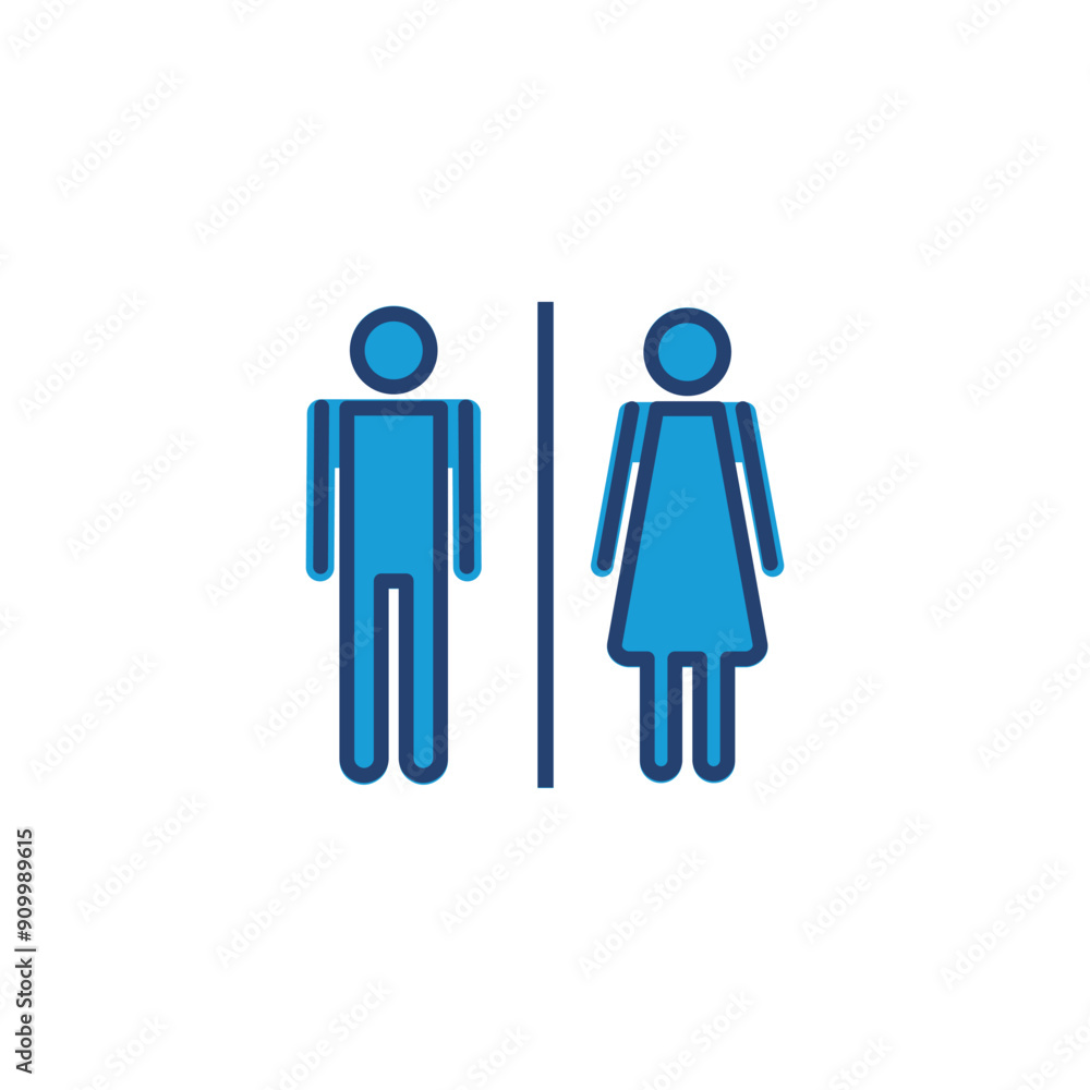 Toilet icon vector. restrooms icon vector. bathroom sign. wc, lavatory Toilet icon vector. restrooms icon vector. bathroom sign. wc, lavatory