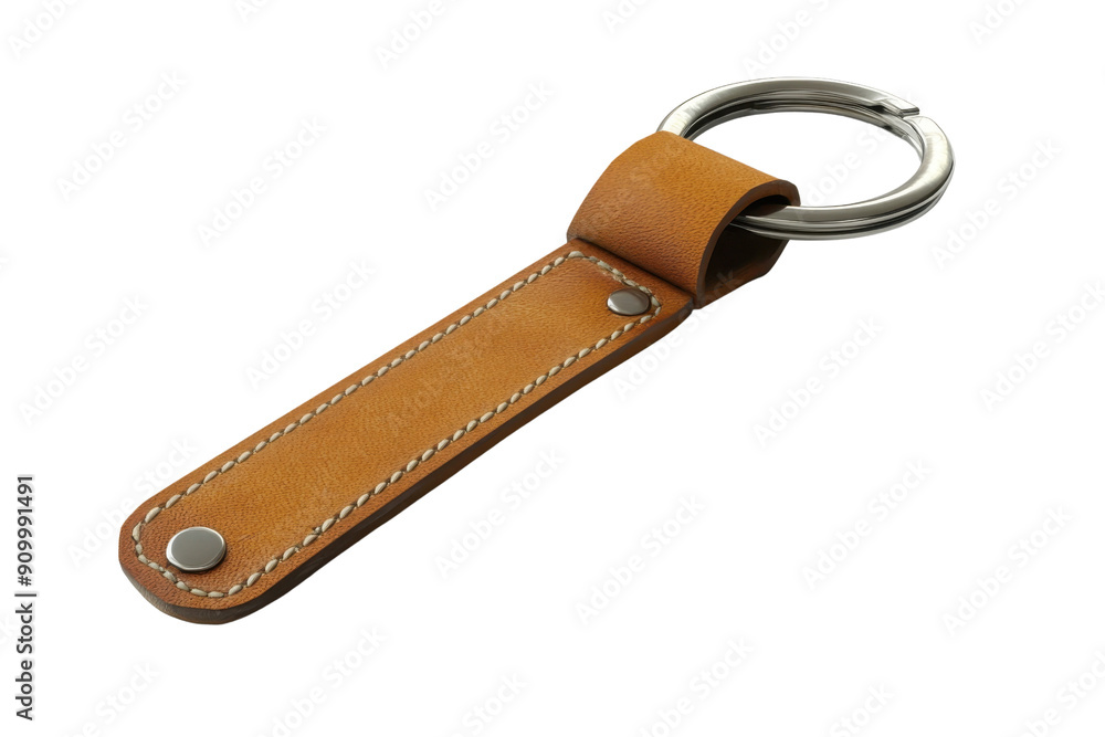 Elegant leather keychain with metal ring, ideal for organizing keys stylishly. Perfect accessory for personal use or gifting. Elegant leather keychain with metal ring, ideal for organizing keys stylishly. Perfect accessory for personal use or gifting.