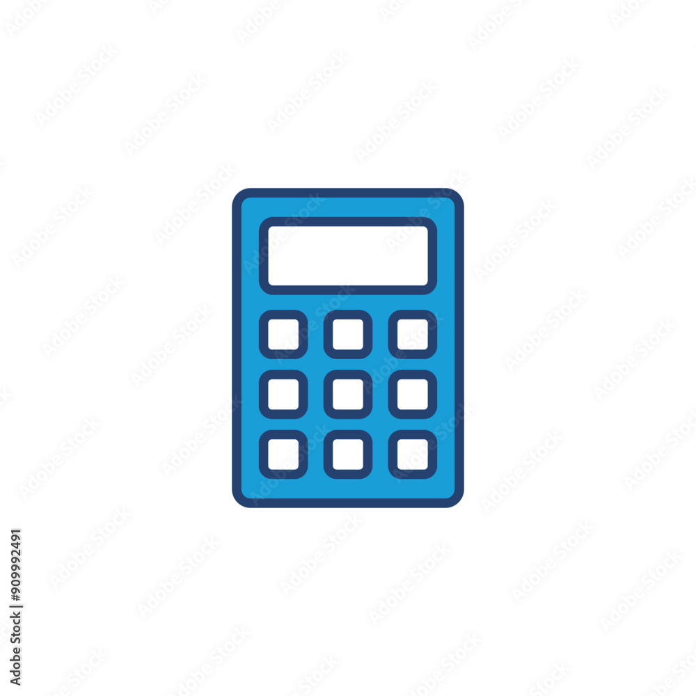 Calculator icon vector. Accounting calculator icon. calculator vector Calculator icon vector. Accounting calculator icon. calculator vector