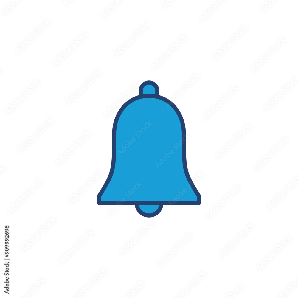 Bell Icon vector. Notification icon for your web site design Bell Icon vector. Notification icon for your web site design