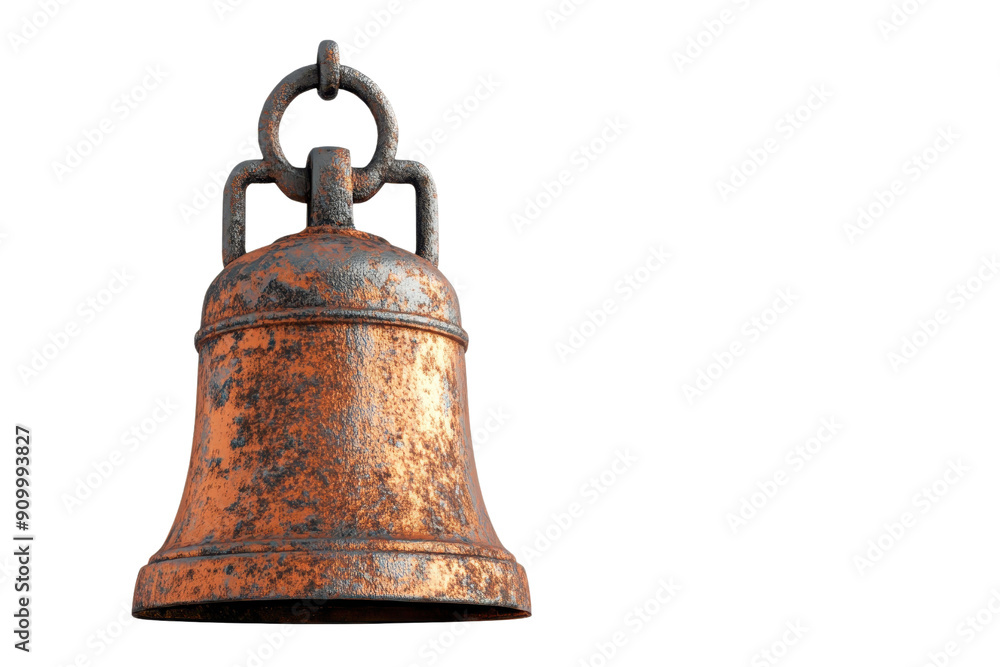 Rustic antique bell with a weathered finish, isolated on transparent background. Perfect for historical or vintage-themed designs and projects. Rustic antique bell with a weathered finish, isolated on transparent background. Perfect for historical or vintage-themed designs and projects.