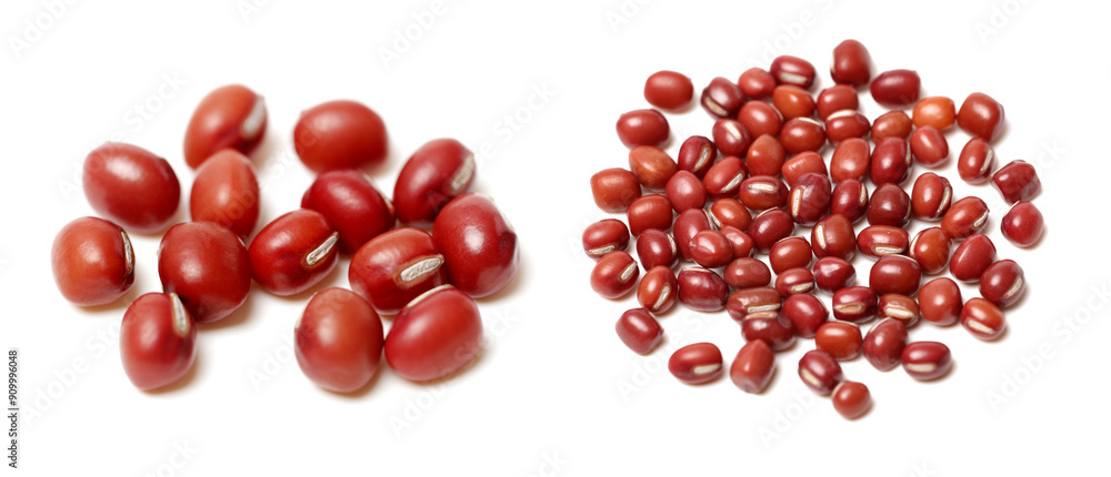 red beans isolated on white background red beans isolated on white background