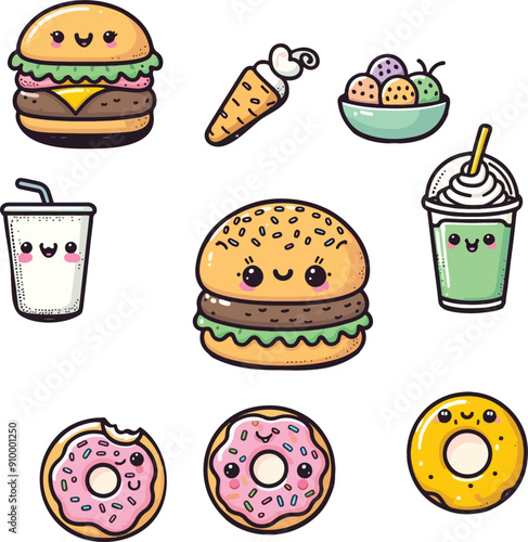 design should be simple yet engaging, making it perfect for  children's colorful food