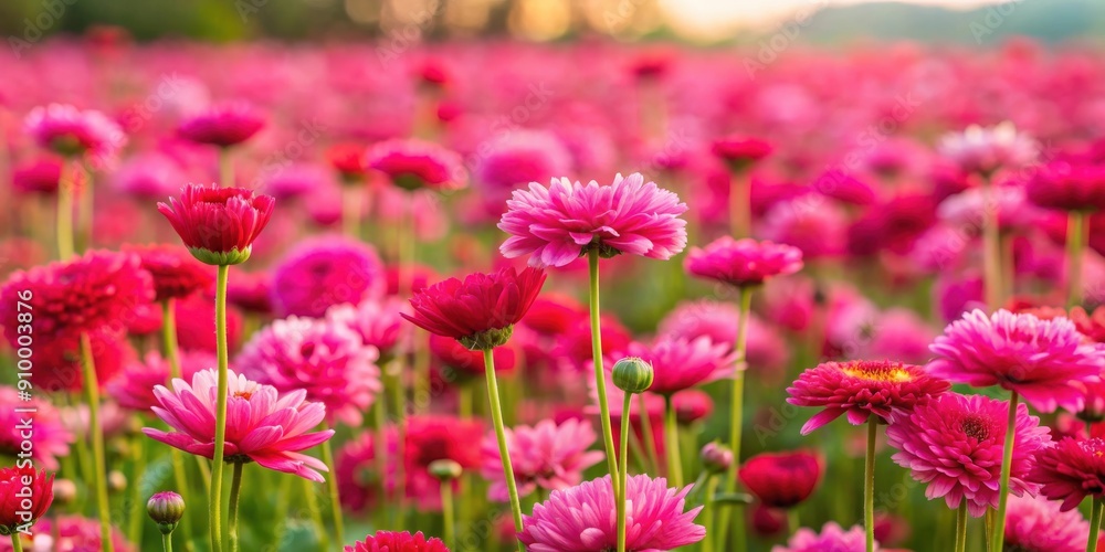 Beautiful pink and red flowers in a vibrant field , pink, flowers, field, landscape, nature, background, bright, colorful, petal Beautiful pink and red flowers in a vibrant field , pink, flowers, field, landscape, nature, background, bright, colorful, petal