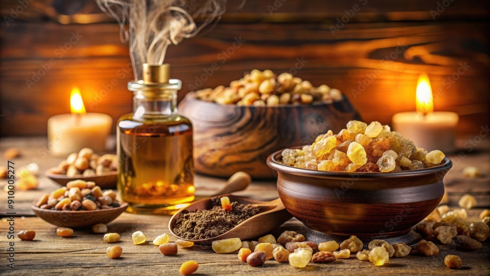 Rich and luxurious combination of frankincense, myrrh, and gold , royalty, ancient, Christmas, holiday, presents Rich and luxurious combination of frankincense, myrrh, and gold , royalty, ancient, Christmas, holiday, presents