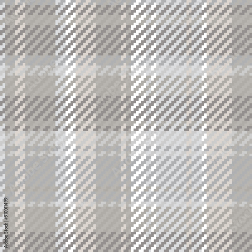 Seamless pattern of scottish tartan plaid. Repeatable background with check fabric texture. Vector backdrop striped textile print.