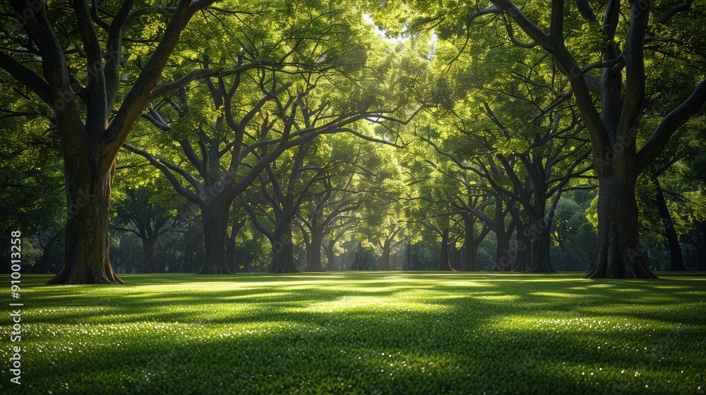 morning in the forest. morning in the forest.