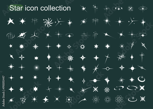 
Collection of sparkling White star icons. Abstract cool shining effect sign vector design. Templates for designs, posters, projects, banners, logos and business cards.