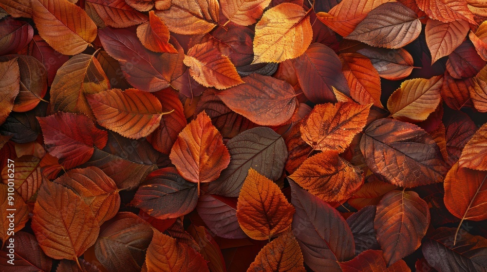 A close up of fallen leaves A close up of fallen leaves