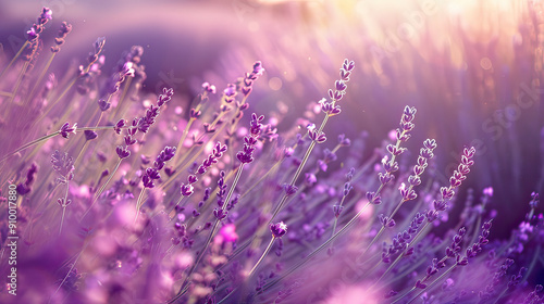  Fields of Lavender in Provence Waves of Fragrant Lavender Background AI Generative