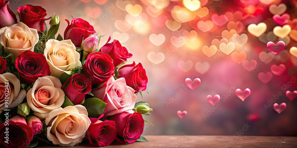 Valentine's day background with beautiful flowers , valentine, love, romance, red, pink, background, flowers, floral Valentine's day background with beautiful flowers , valentine, love, romance, red, pink, background, flowers, floral