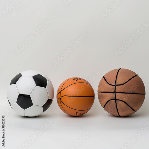 basketball ball on a white