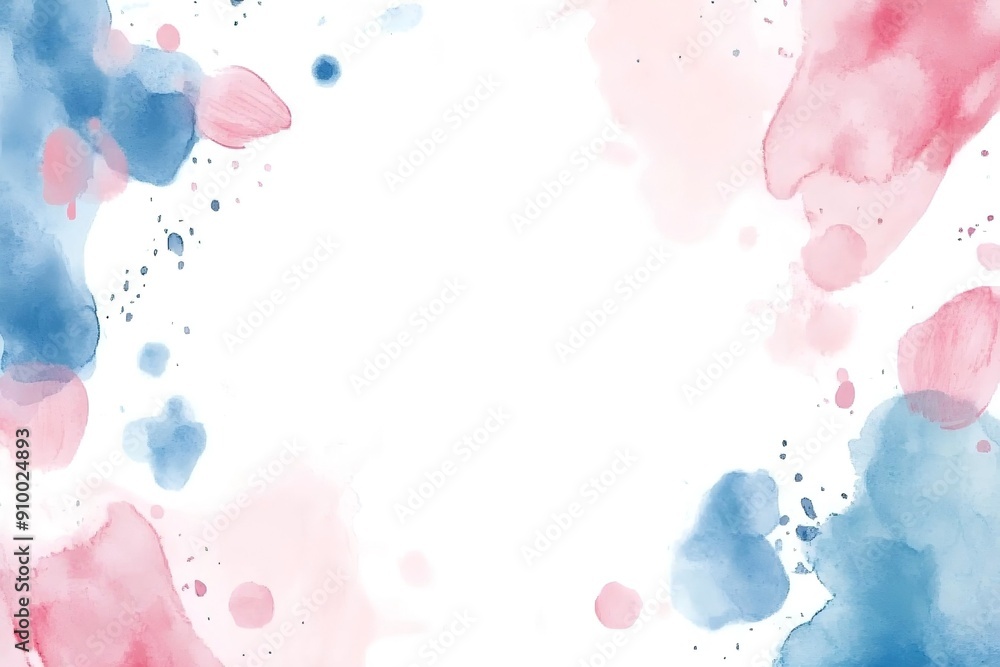 Watercolor Clouds in the Sky, a Soft and Dreamy Background Watercolor Clouds in the Sky, a Soft and Dreamy Background
