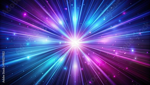 Abstract purple and blue light rays background, abstract, purple, blue, light, rays, background, glow, vibrant, shiny