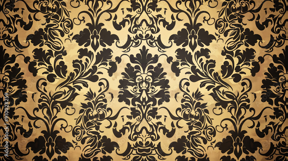 Fototapeta premium Old-School Retro Geometric Pattern with a 70s Color Palette