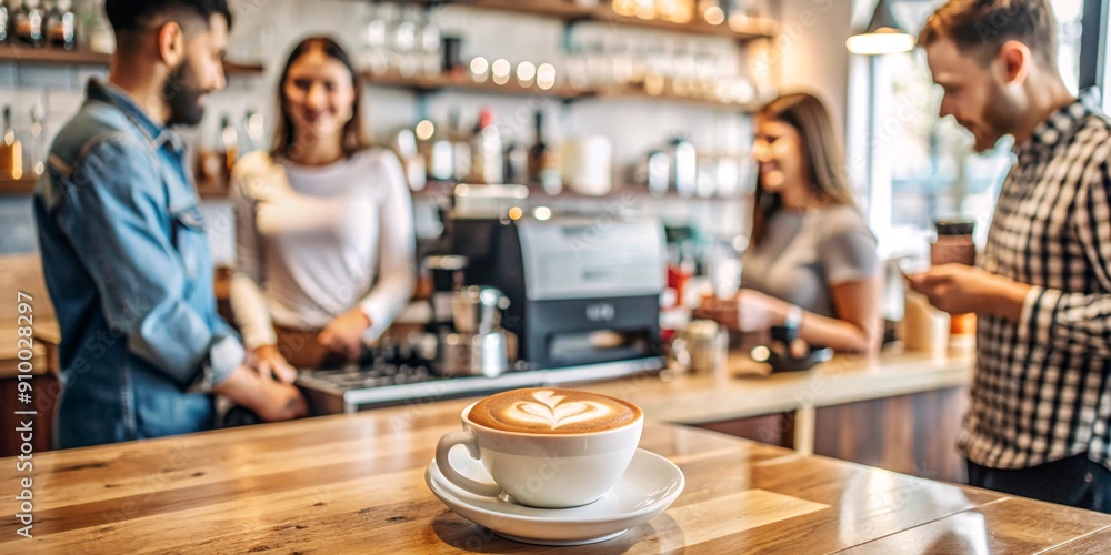 Friendly Conversations at a Cozy Coffee Shop. Friendly Conversations at a Cozy Coffee Shop.
