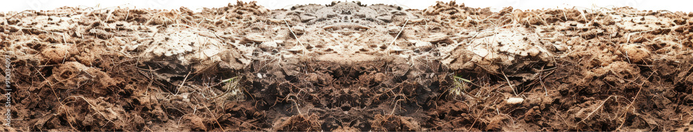 Close-up soil texture Close-up soil texture
