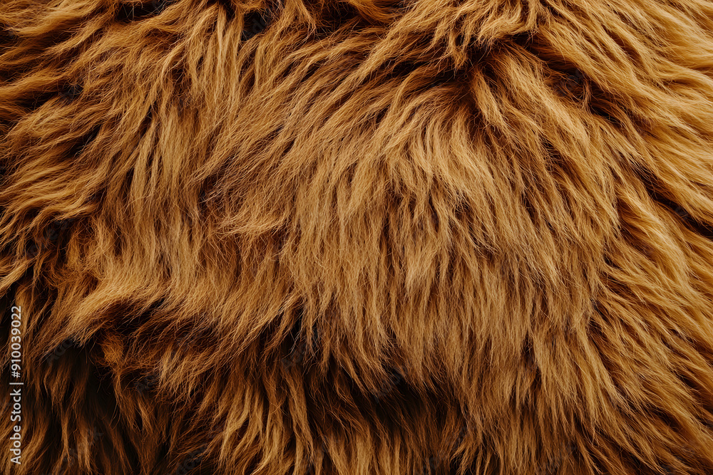 Brown Fluffy Fur Fabric: Wool Texture Background Brown Fluffy Fur Fabric: Wool Texture Background