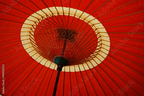 Image of Japan, Colorful Japanese Traditional Umbrella called Bangasa - カラフルな番傘 日本の伝統 photo