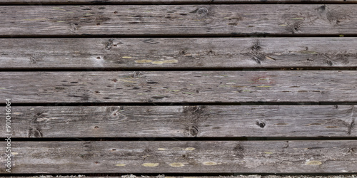 Wallpaper Mural Texture of old natural gray weathered wooden boards surface, banner with wooden fence pattern Torontodigital.ca