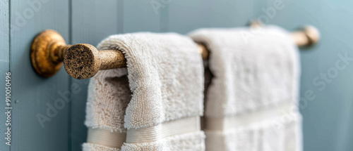 Explore the hidden germs on towel bars in bathrooms, revealing contamination risks and promoting hygiene awareness in daily life. photo