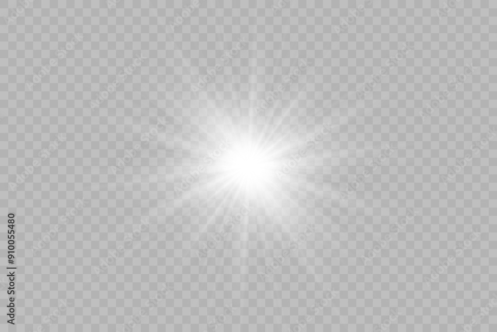 Sun flare light special lens flare light effect. Special effect flash. On a transparent background. Sun flare light special lens flare light effect. Special effect flash. On a transparent background.