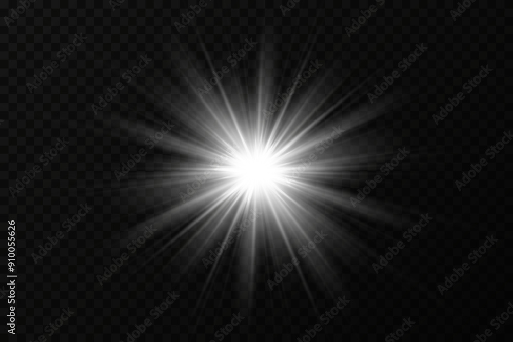 Sun flare light special lens flare light effect. Special effect flash. On a transparent background. Sun flare light special lens flare light effect. Special effect flash. On a transparent background.