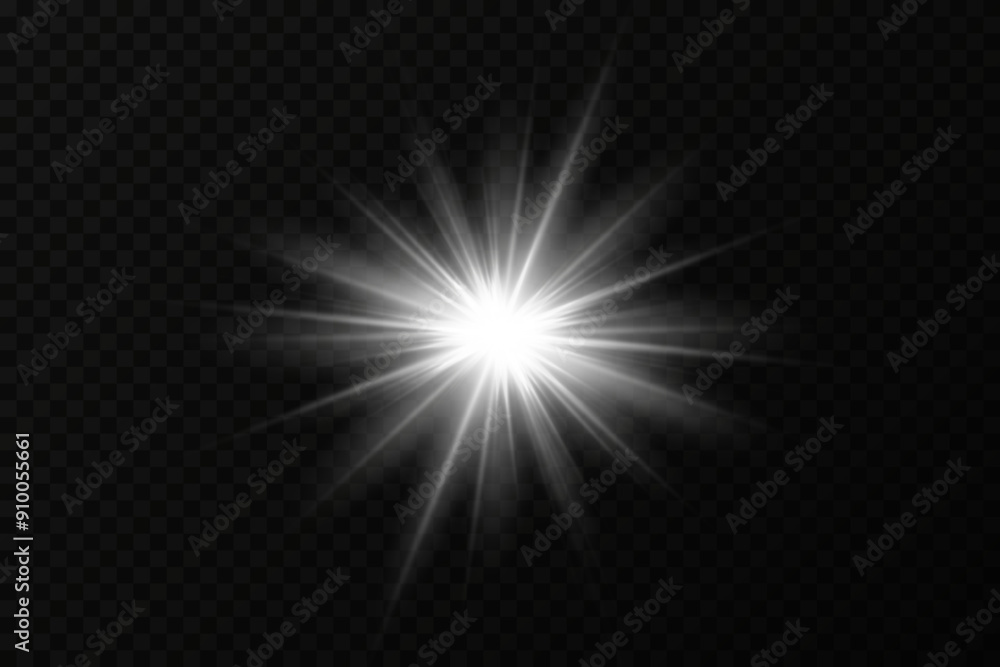 Sun flare light special lens flare light effect. Special effect flash. On a transparent background. Sun flare light special lens flare light effect. Special effect flash. On a transparent background.