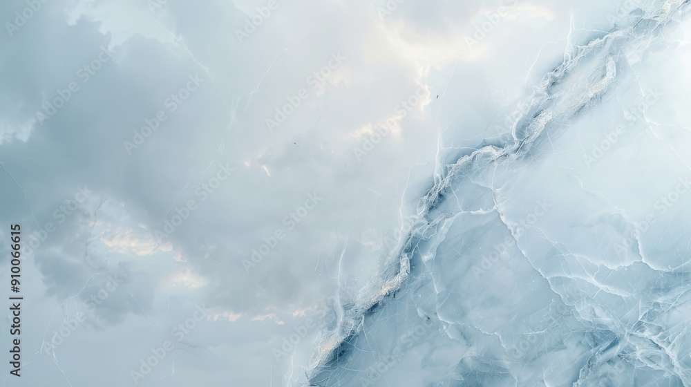 A cloudy sky with a white marble wall in the background A cloudy sky with a white marble wall in the background