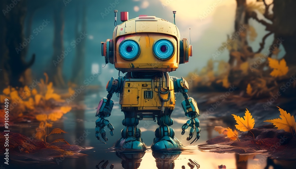 Adorable little robot Adorable little robot