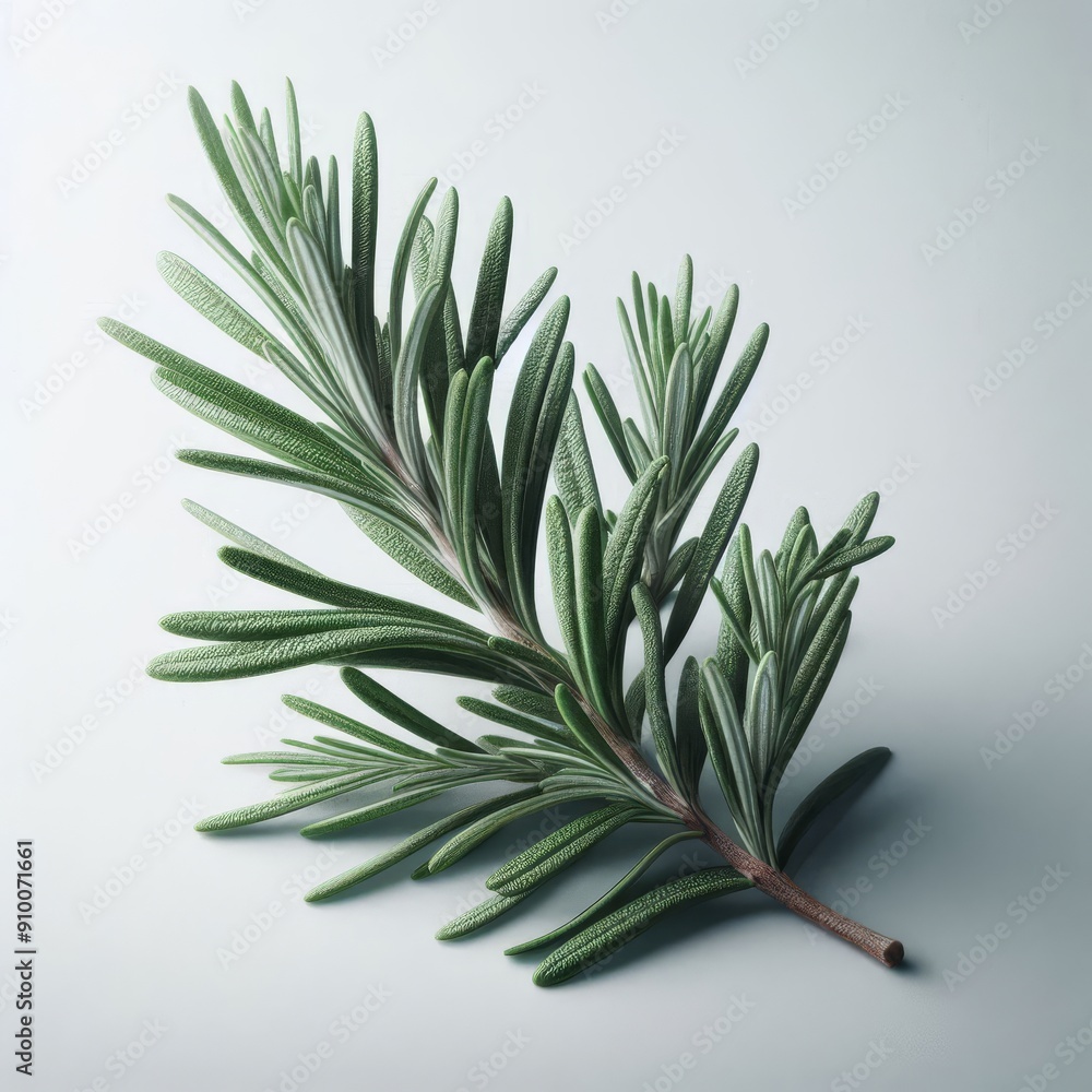 Fototapeta premium rosemary branch isolated on white or transparent 