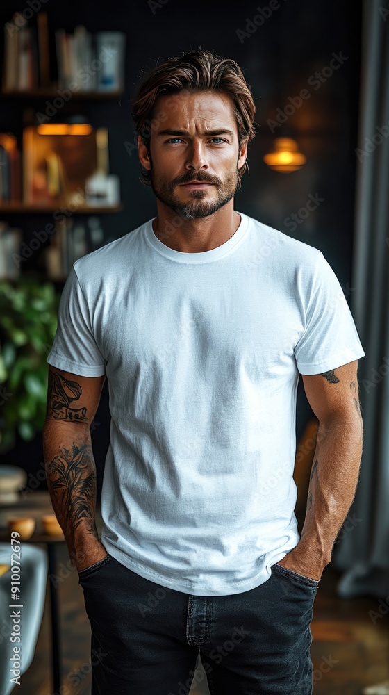 White blank T-shirt mockup | T-shirt | Mockup White blank T-shirt mockup | T-shirt | Mockup