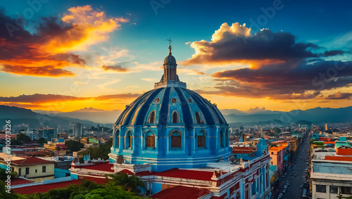 Fototapeta Naklejka Na Ścianę i Meble -  Capital city of Guatemala building