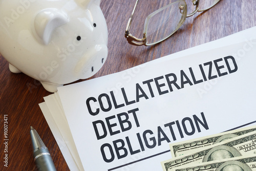 CDO collateralized debt obligation as business and financial concept