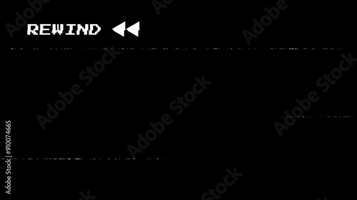 Rewind FIlm overlay with apha channel background