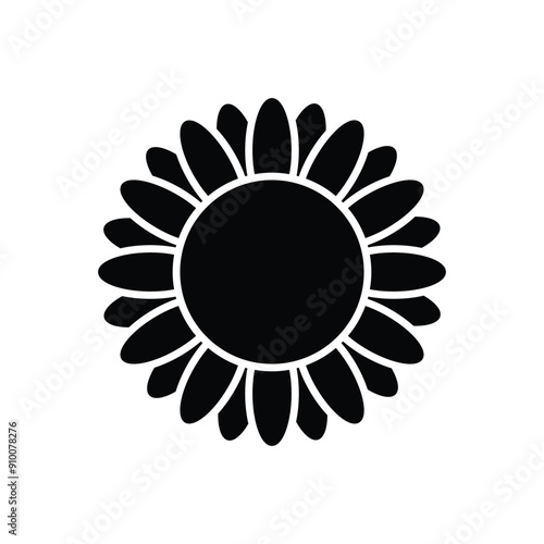 Sunflower vector icon