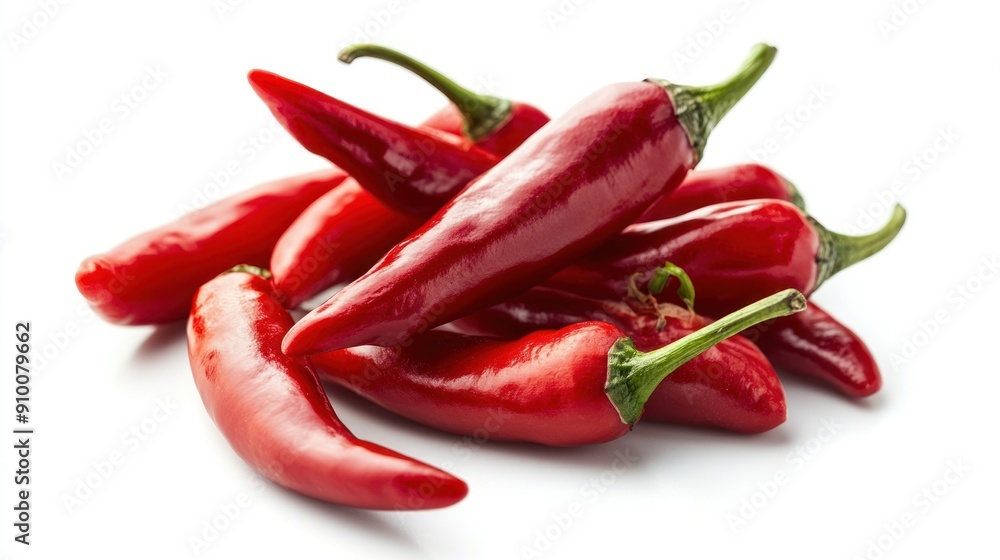 A Heap of Red Chili Peppers