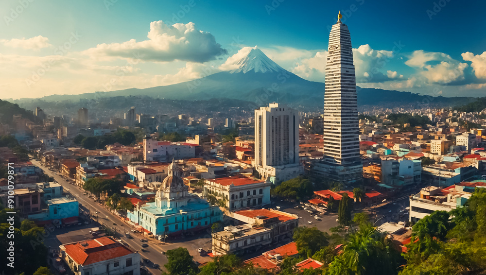 Fototapeta premium Capital city of Guatemala