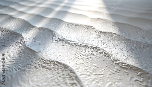 Abstract Waves and Sunlight. Abstract background with soft, flowing waves and sunlight cast a delicate shadow