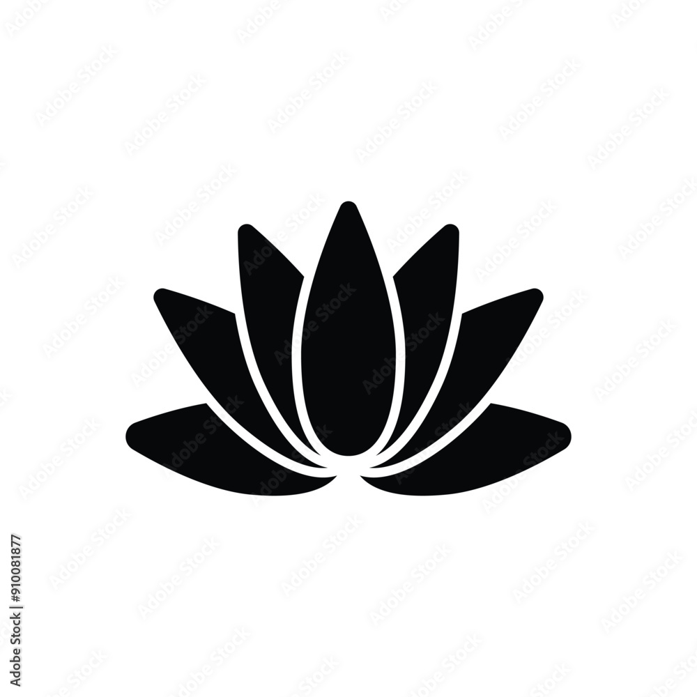 Water Lily vector icon Water Lily vector icon