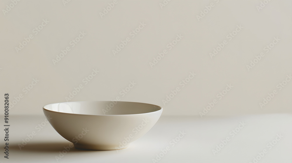 A minimalist white ceramic bowl set against a monochromatic backdrop, showcasing simplicity and elegance. Ideal for themes of modern decor, minimalism, and tableware. A minimalist white ceramic bowl set against a monochromatic backdrop, showcasing simplicity and elegance. Ideal for themes of modern decor, minimalism, and tableware.