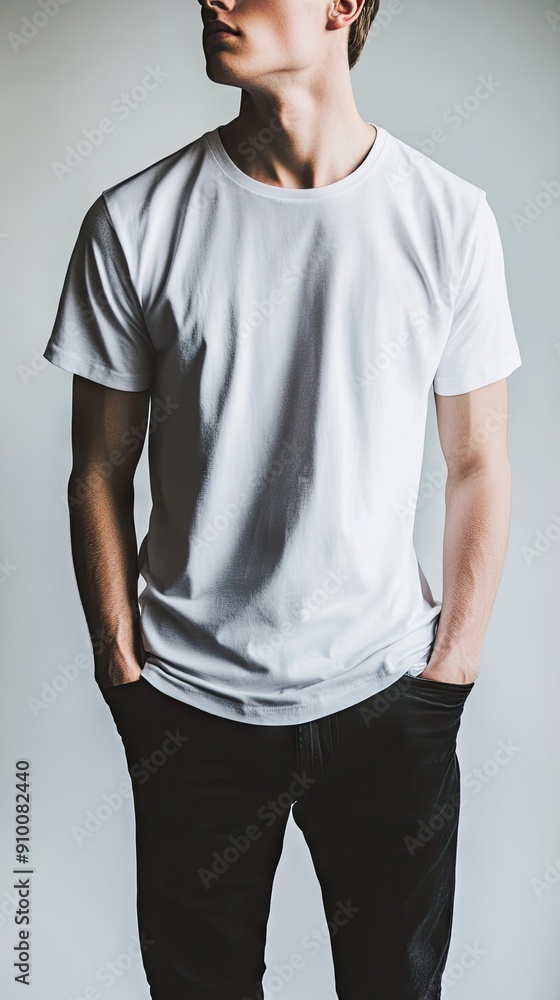 White blank T-shirt mockup | T-shirt | Mockup White blank T-shirt mockup | T-shirt | Mockup